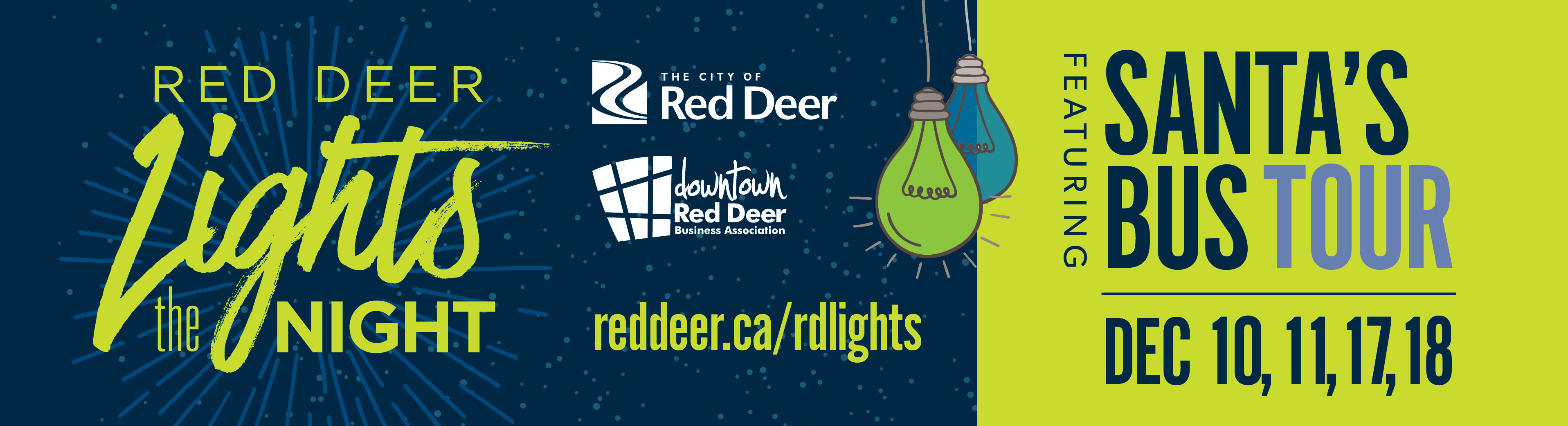 Red Deer Lights the Night