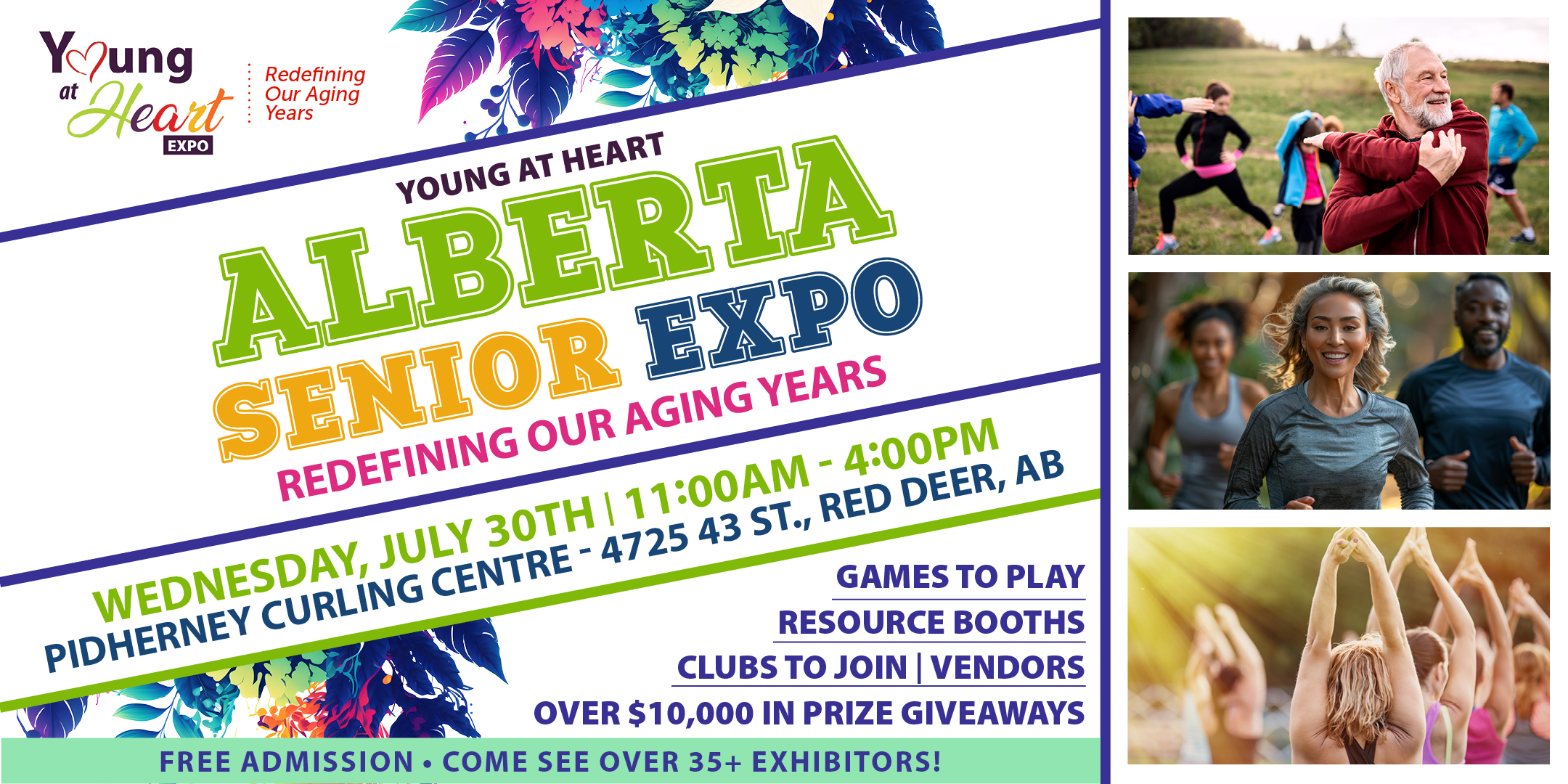 FREE Alberta Young at Heart Seniors Expo 2025