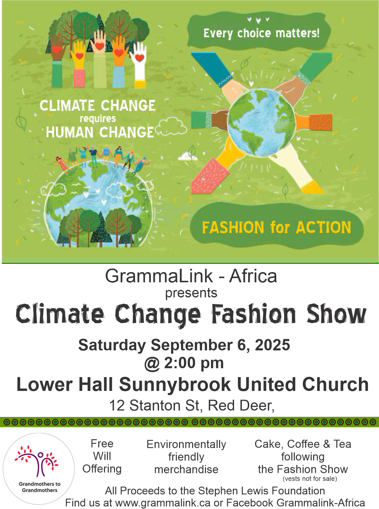 Climate Change Fashion Show