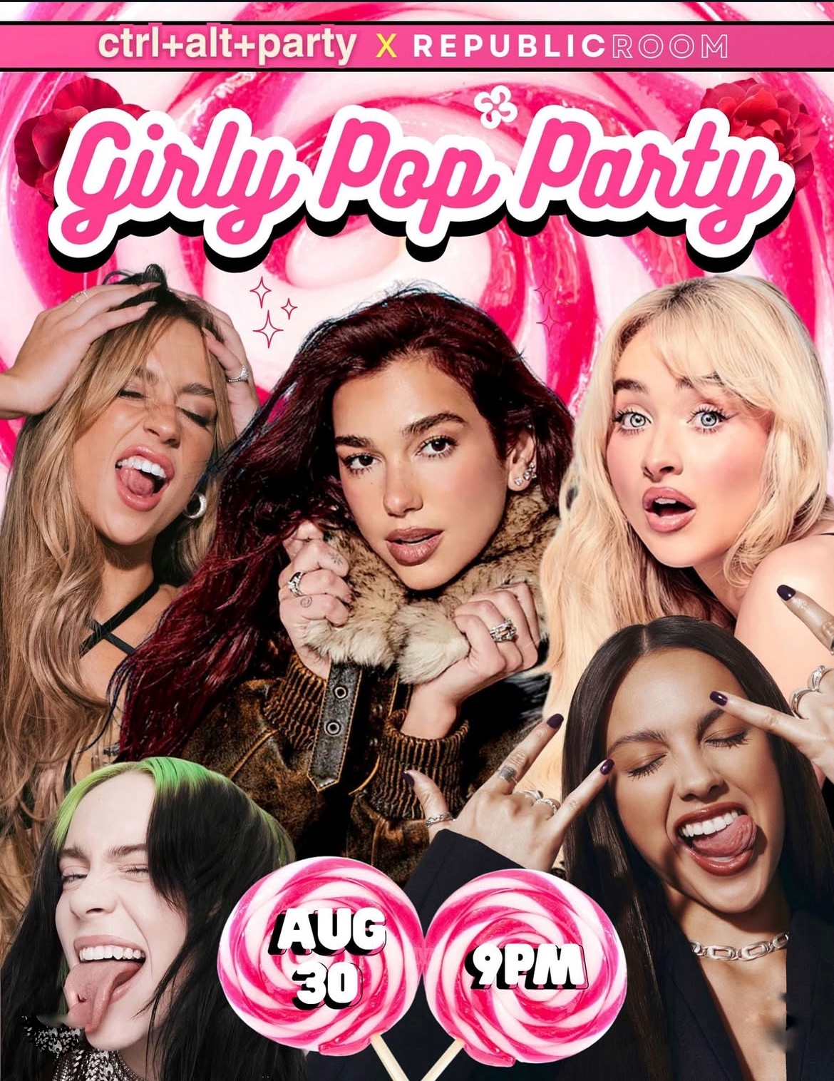 Girly Pop Party Night