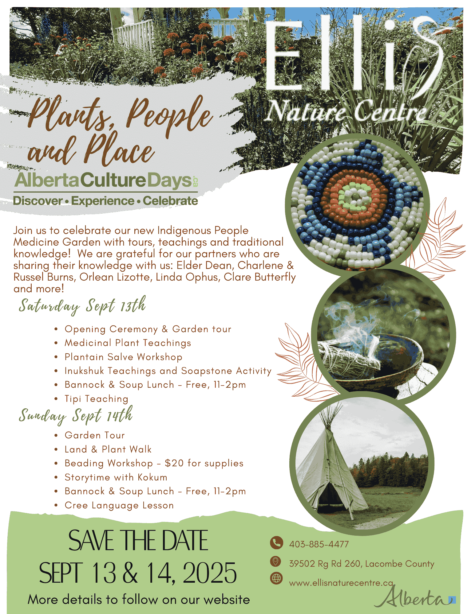 Plants, People, and Place - Alberta Culture Days