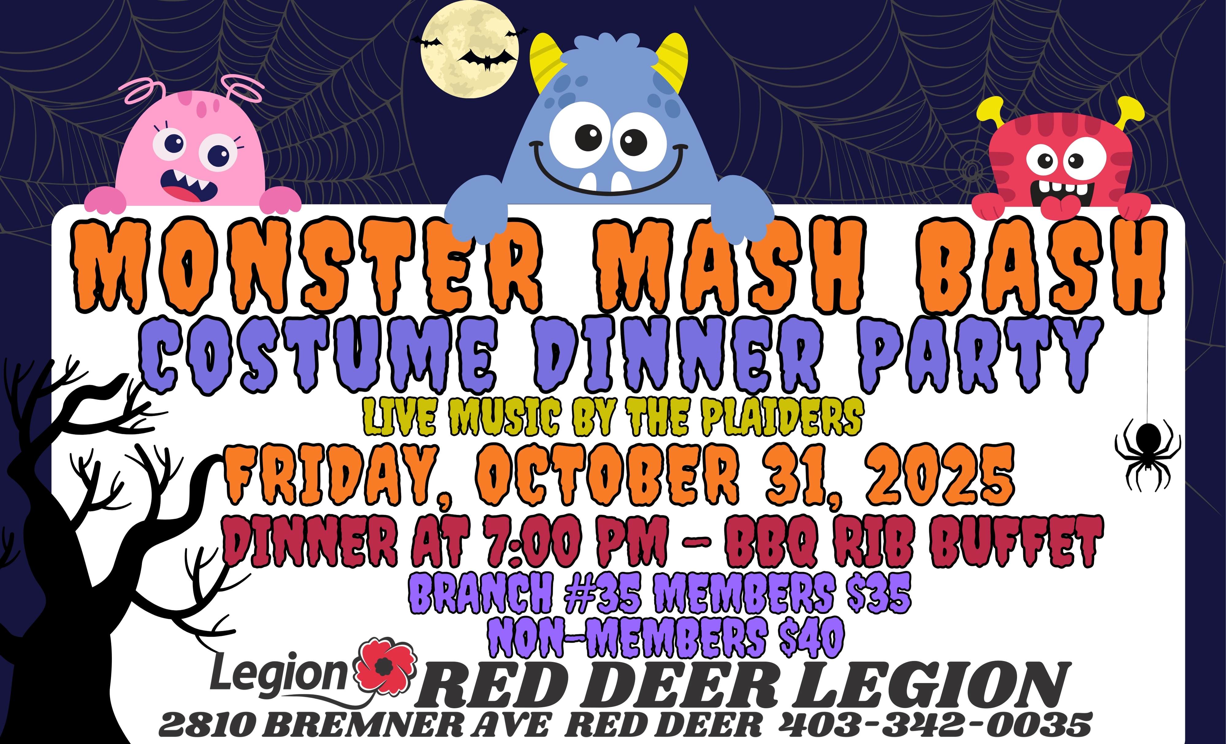 Halloween Costume Party with the Plaiders"