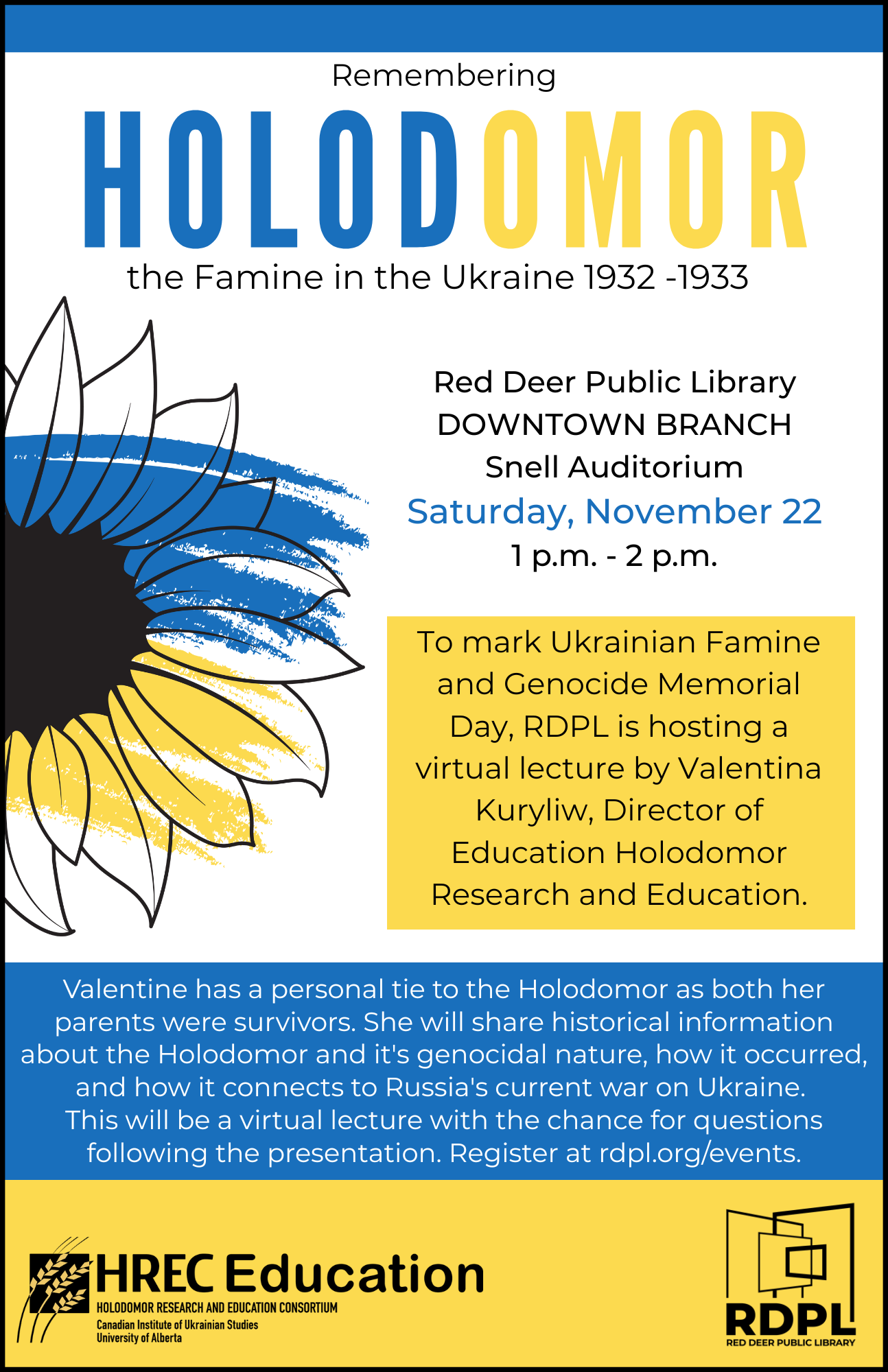Remembering Holodomor - the Famine in the Ukraine 1932 -1933