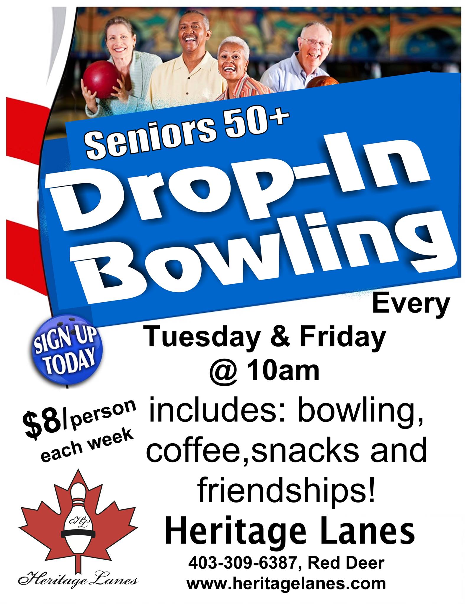 Senior Drop In Bowling