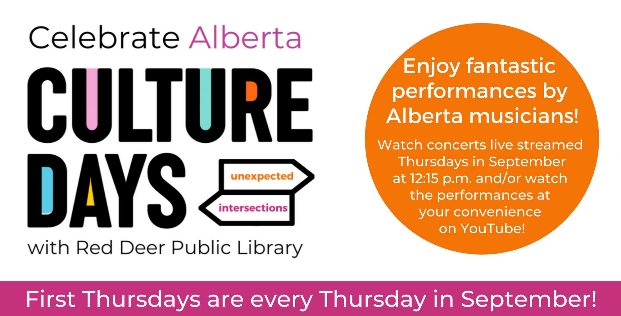 First Thursday is Every Thursday! Noontime Concerts Online