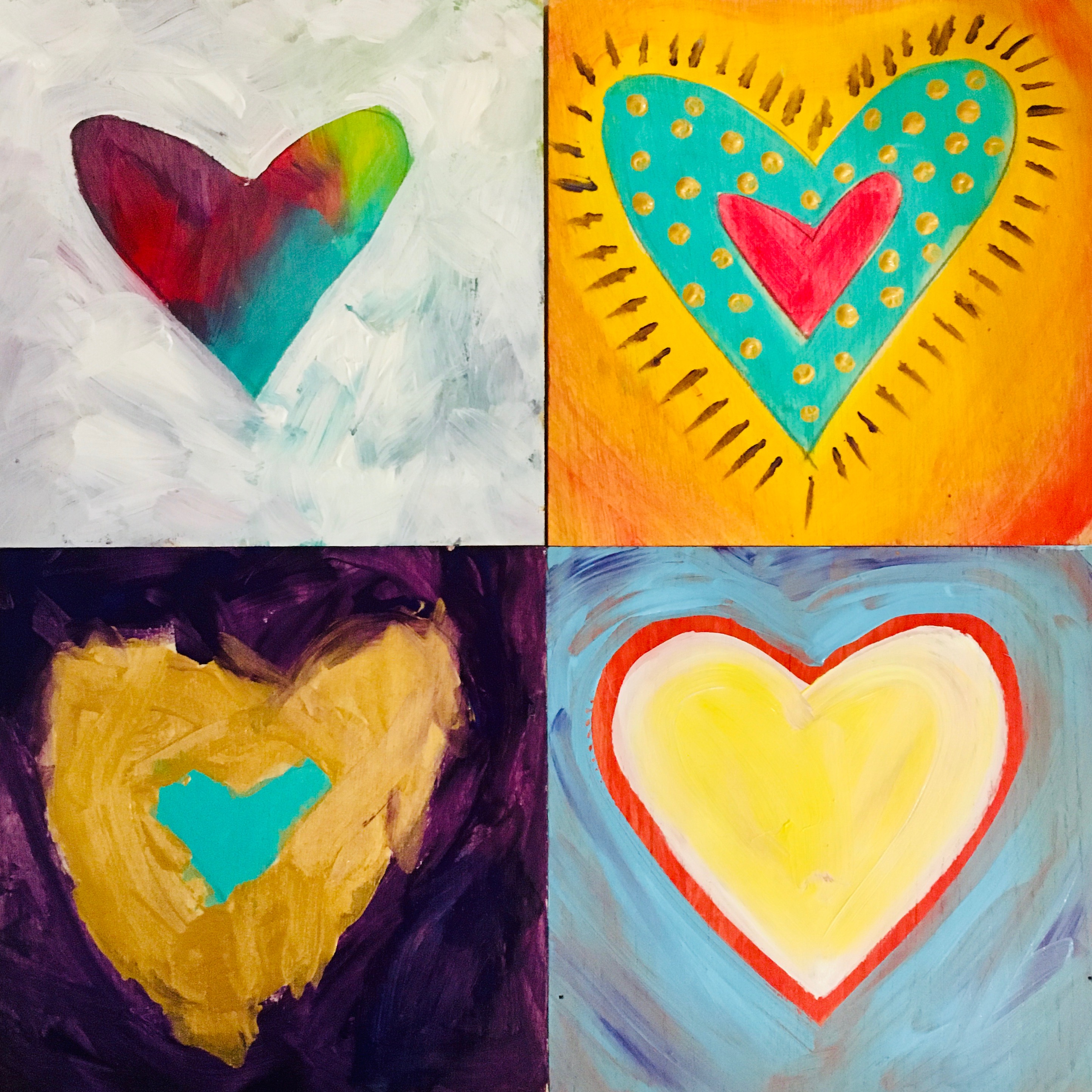 Community Art - Hearts for Frontline Workers