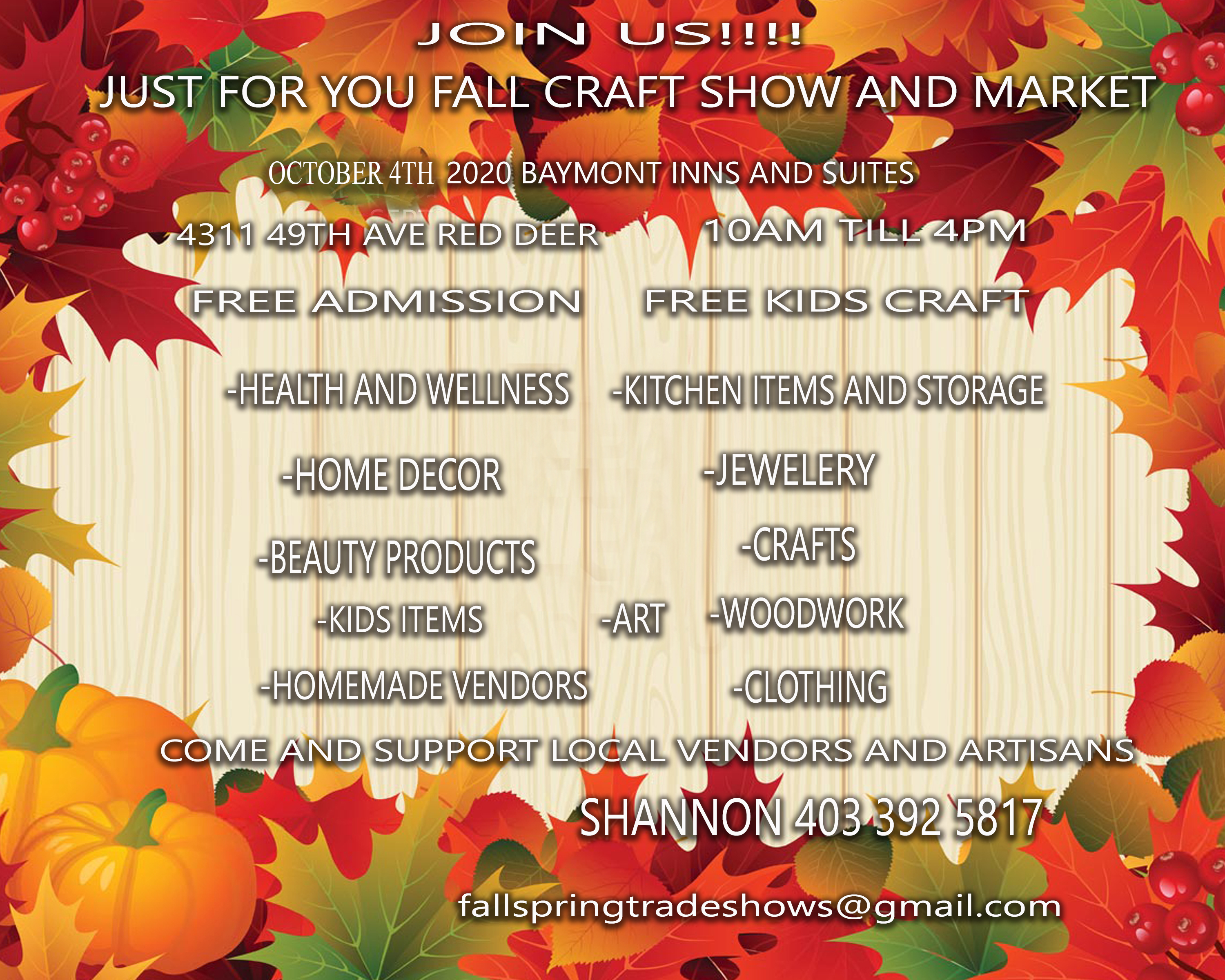 Just For You Craft Show and market