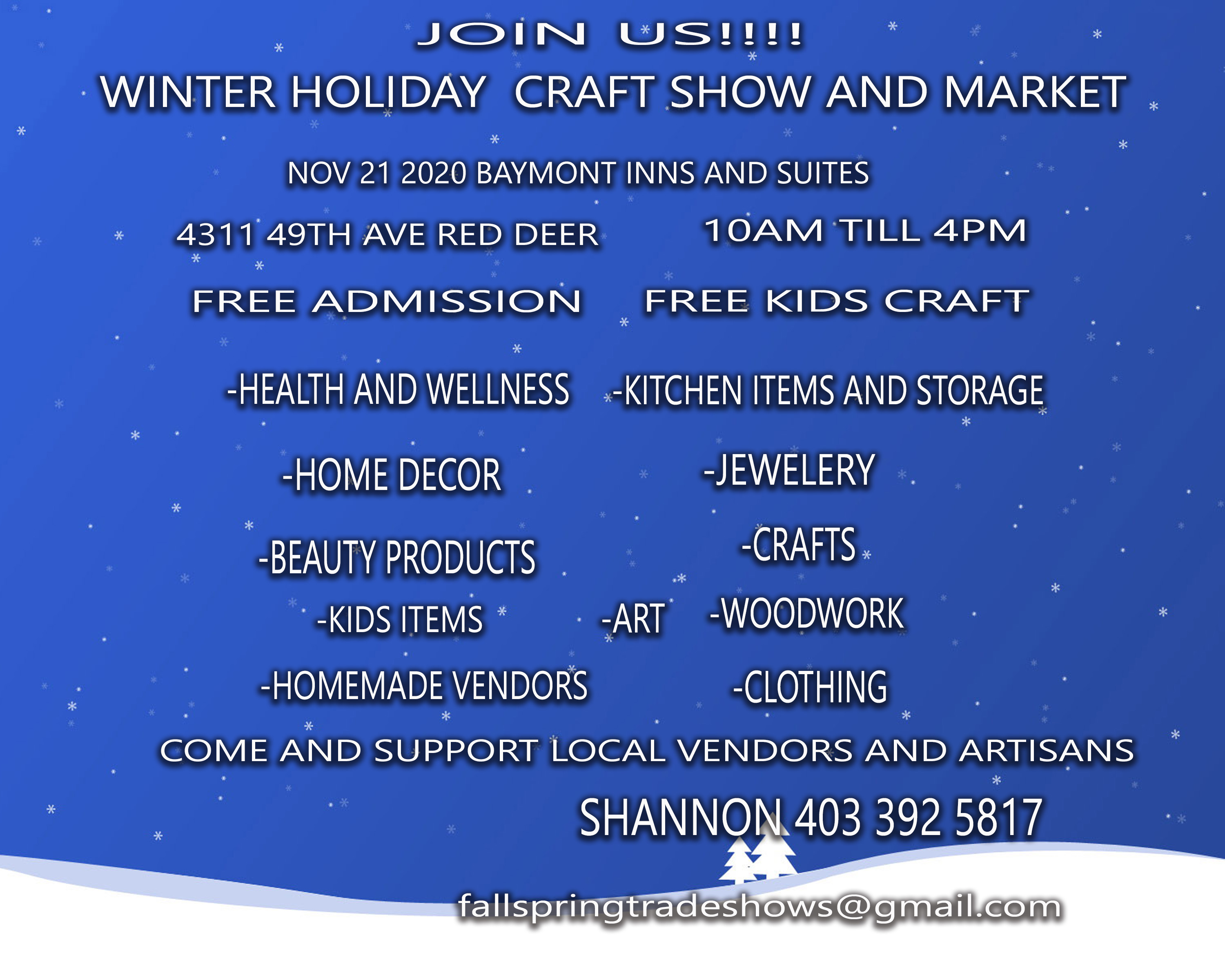 Winter Holiday Craft Show and Market